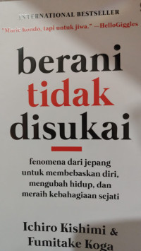 Image of Berani tidak disukai